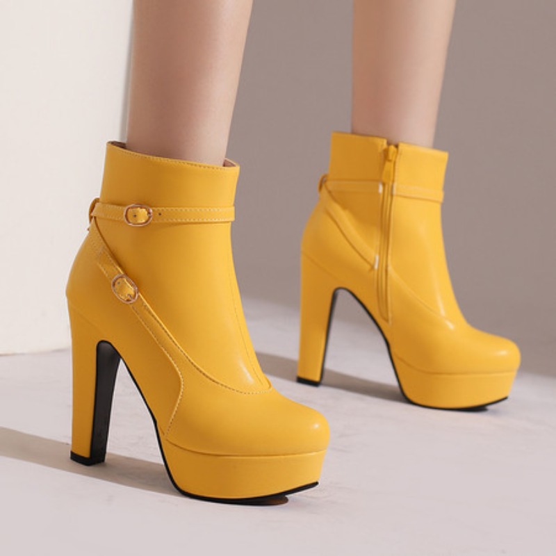 Winter Ethnic Fashion For Women - Bottines à plateforme pour femmes, chaussures