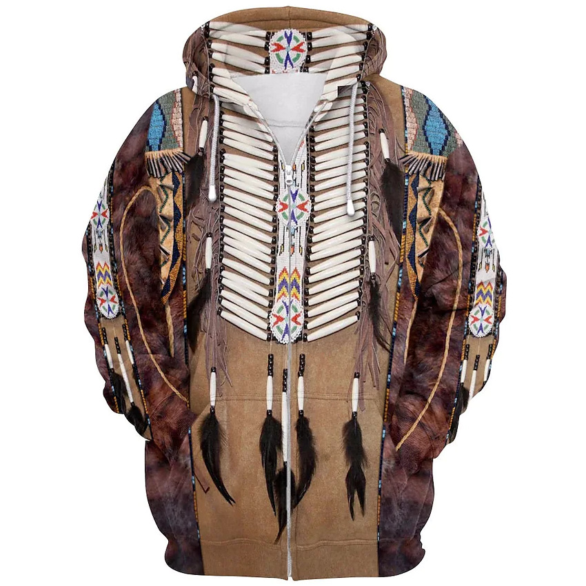 Fashion Ethnic Indian Clothing - Sweat-shirt à capuche pour hommes et