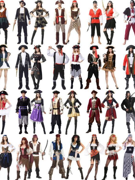Ethnic Fashion Brand - Costume de pirate pour performance d'Halloween