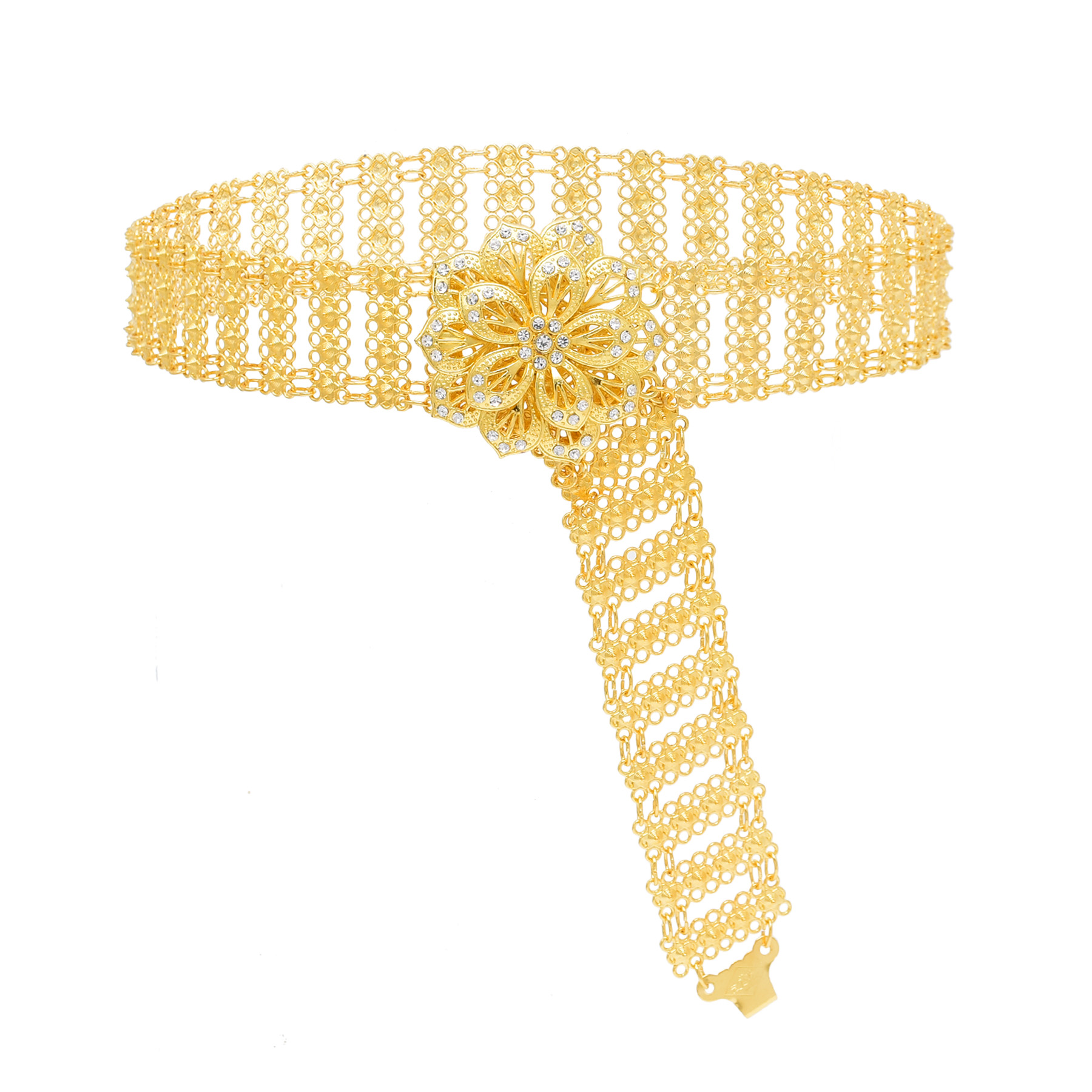 Fashion Ethnic Indian Clothing - Grandes breloques de fleurs 3D en