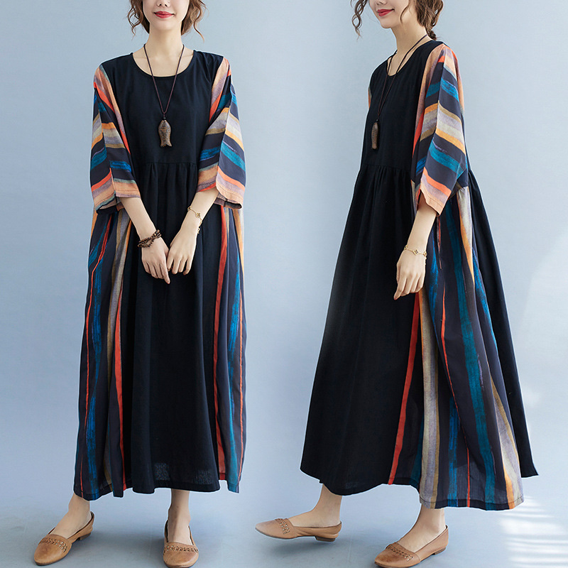 Fashion Ethnic Indian Clothing - Robe indienne pakistanaise femmes Style bohème
