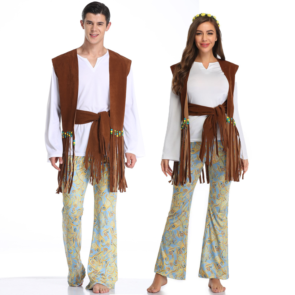 Fashion Ethnic Indian Clothing - Costume d'Halloween pour Couples Adultes, Vêtements