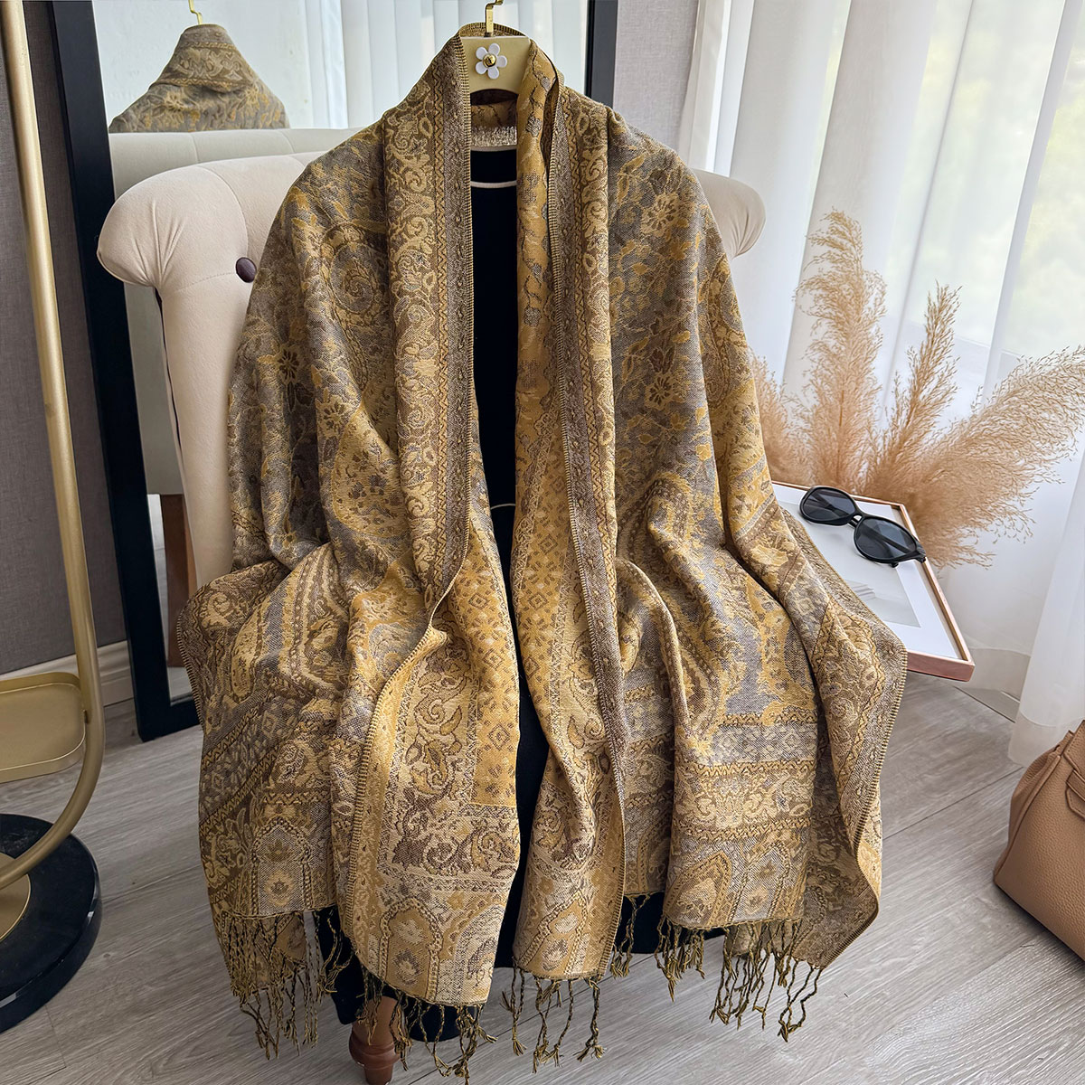 Winter Ethnic Fashion For Women - 2025 gland couverture conception Style ethnique
