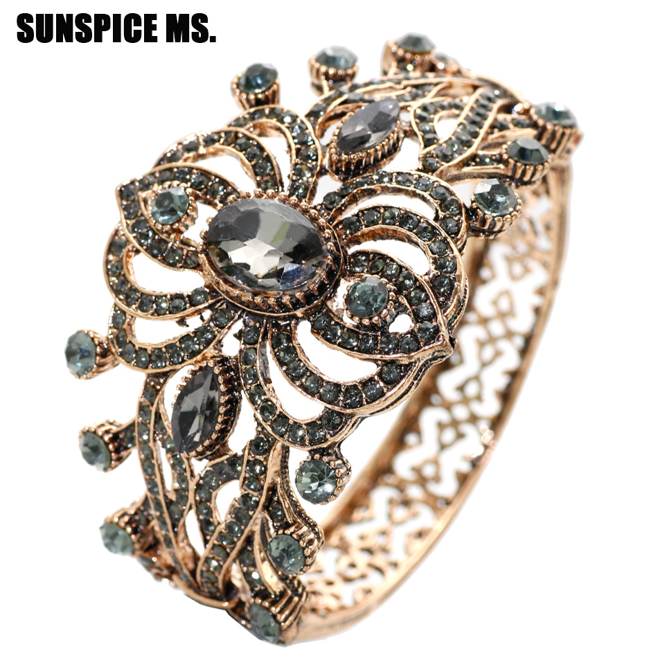 Ethnic Fashion Brand - Bracelet manchette vintage ethnique bohème, bracelet