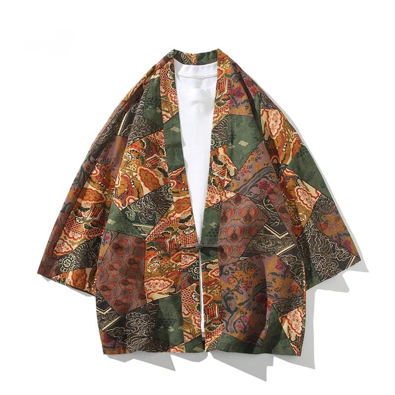 The Ethnic Fashion - Style ethnique imprimé Yukata hommes femmes