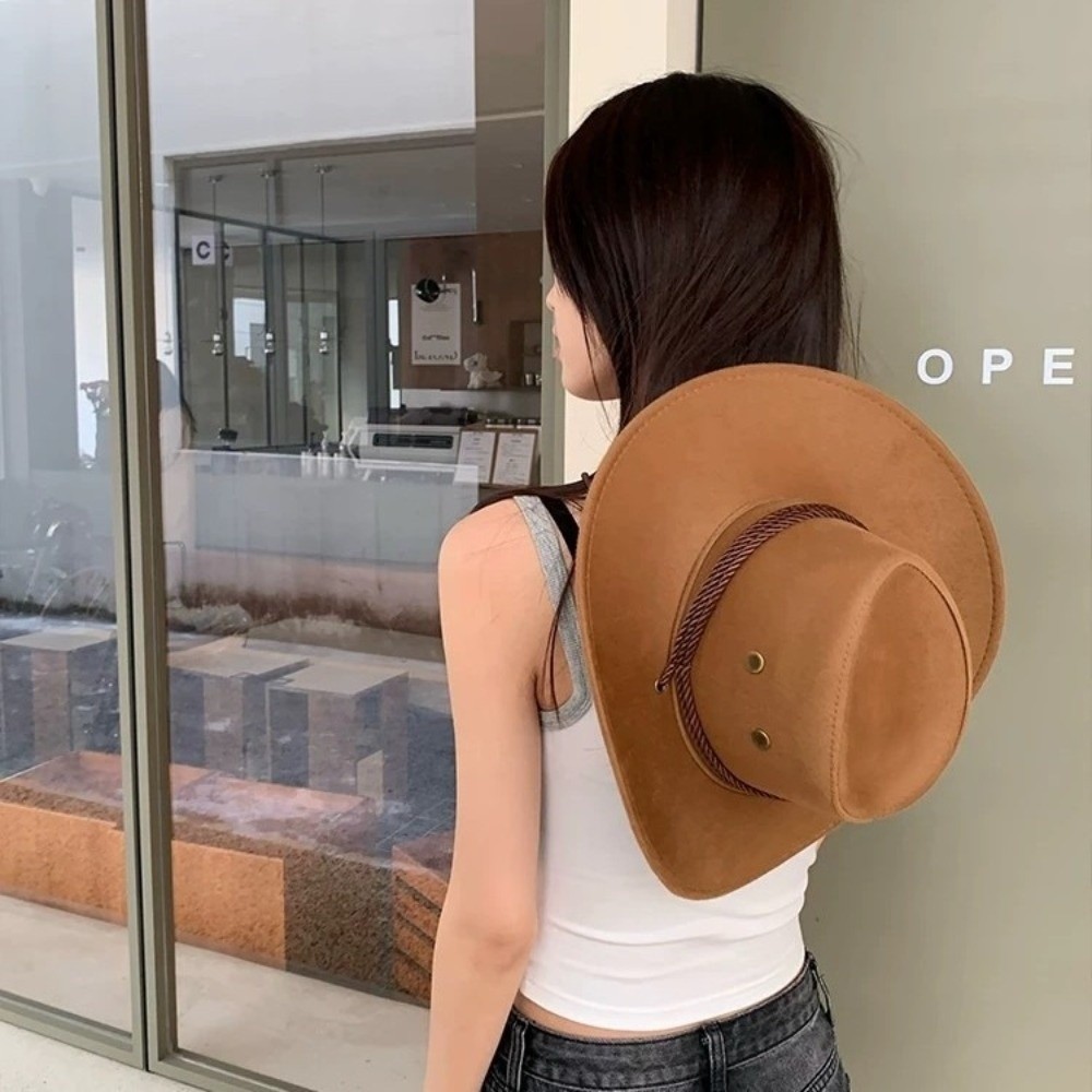 Chapeau de cowboy style wester - Winter Ethnic Fashion For Women avis et prix