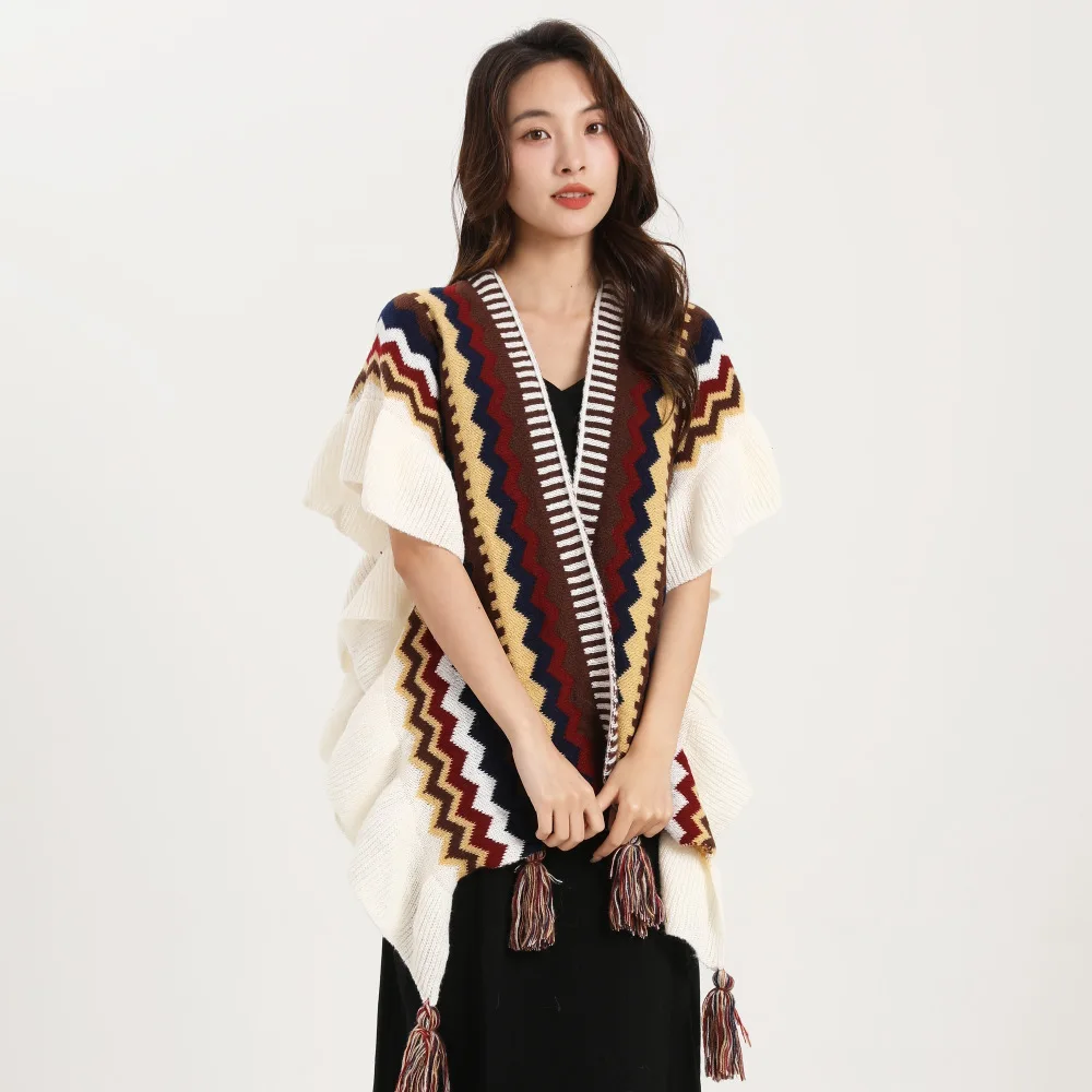 Bohême châle femmes Mohair tri - Winter Ethnic Fashion For Women avis et prix