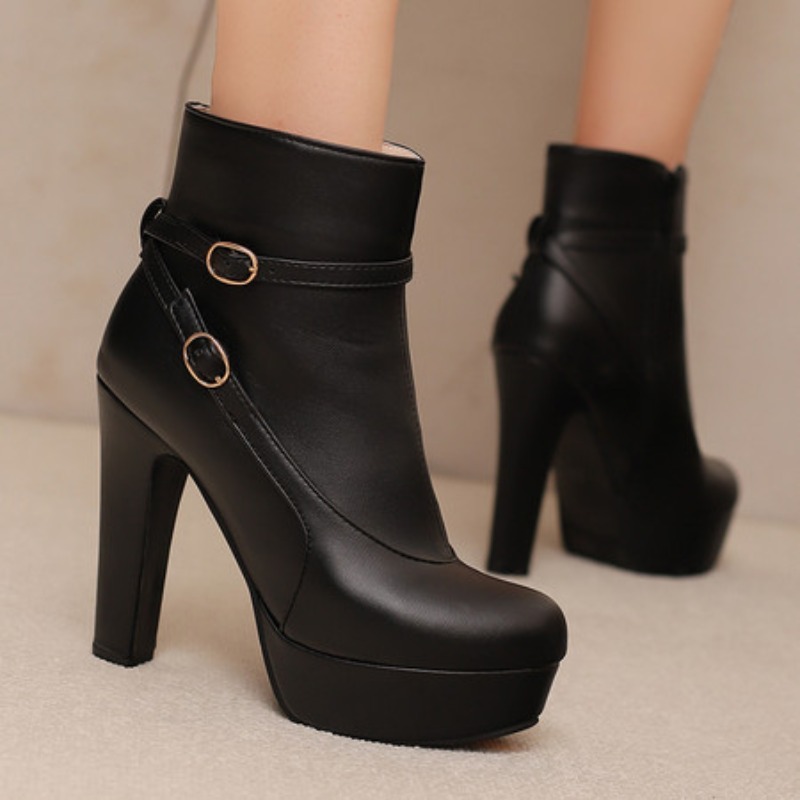 Bottines à plateforme pour fem - Winter Ethnic Fashion For Women avis et prix