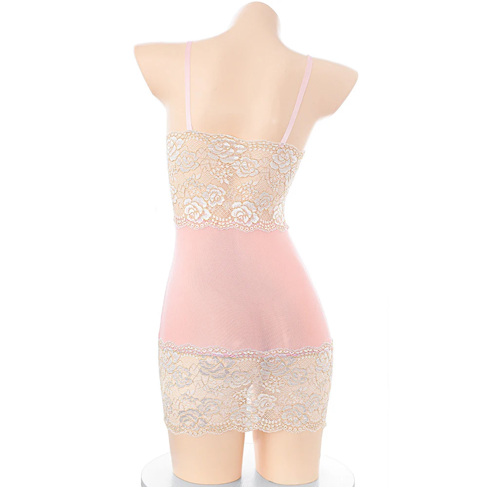 Robe rose en dentelle pour fil - Ethnic Outfit avis et prix