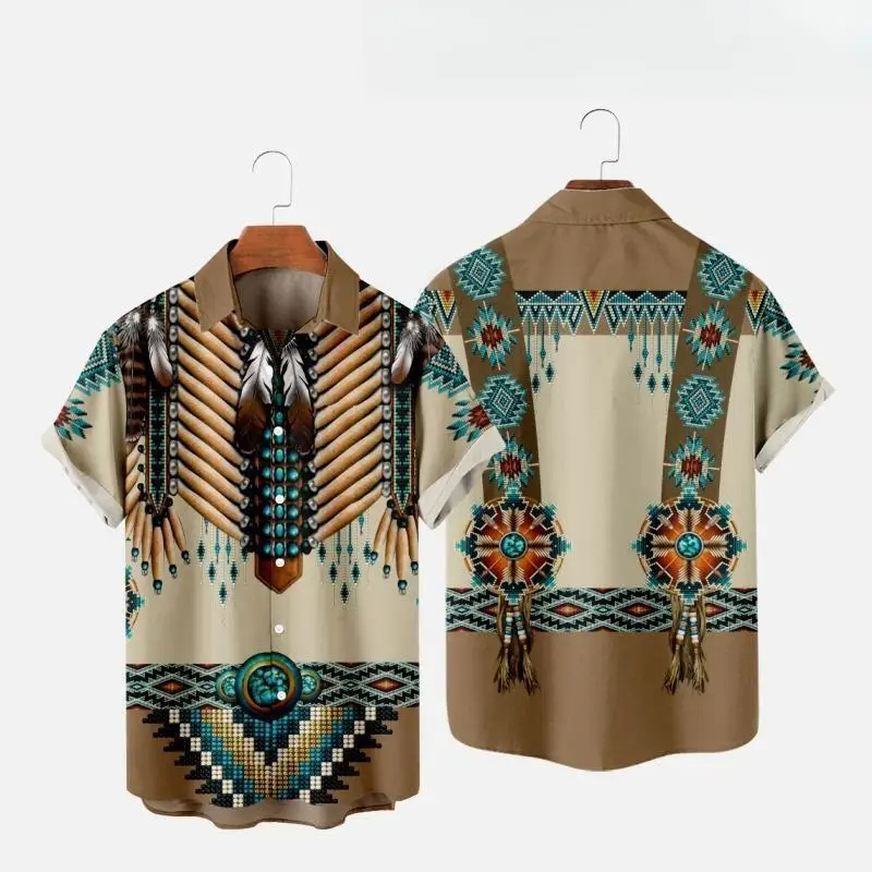 Chemises de plage imprimées en - Fashion Ethnic Indian Clothing avis et prix