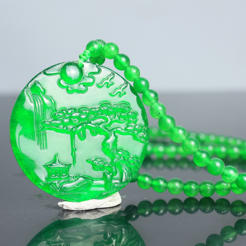 Pendentif rond de marque de st - Ethnic Fashion Brand avis et prix