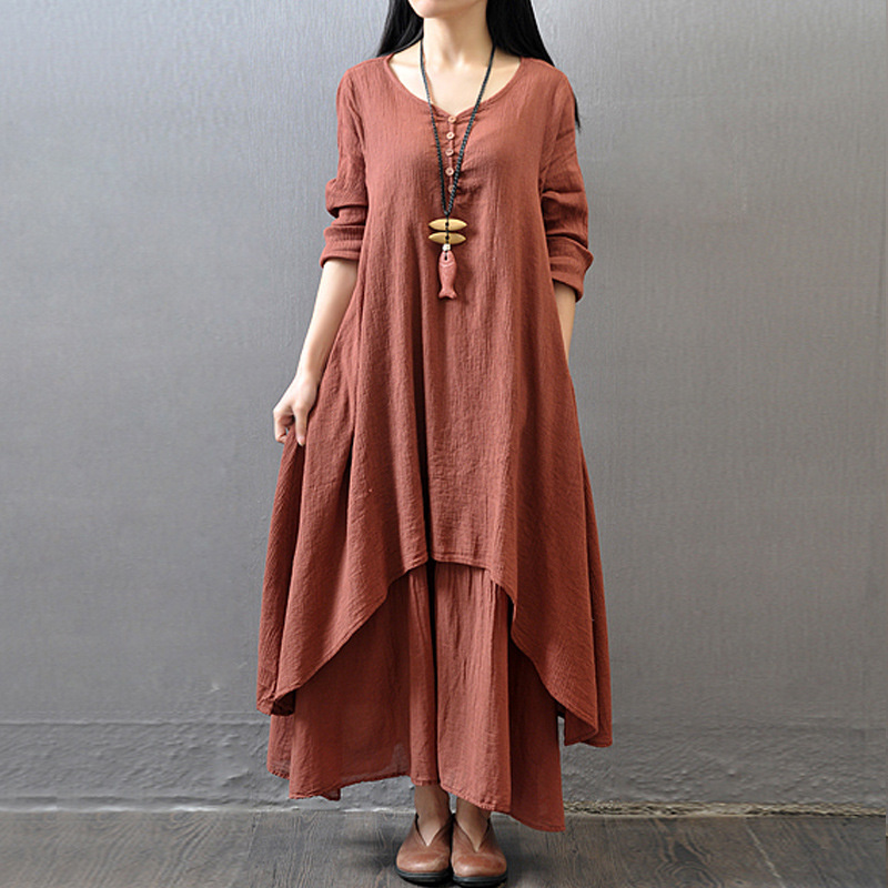 Robe Maxi à Manches sulfpour F - Fashion Ethnic Indian Clothing avis et prix