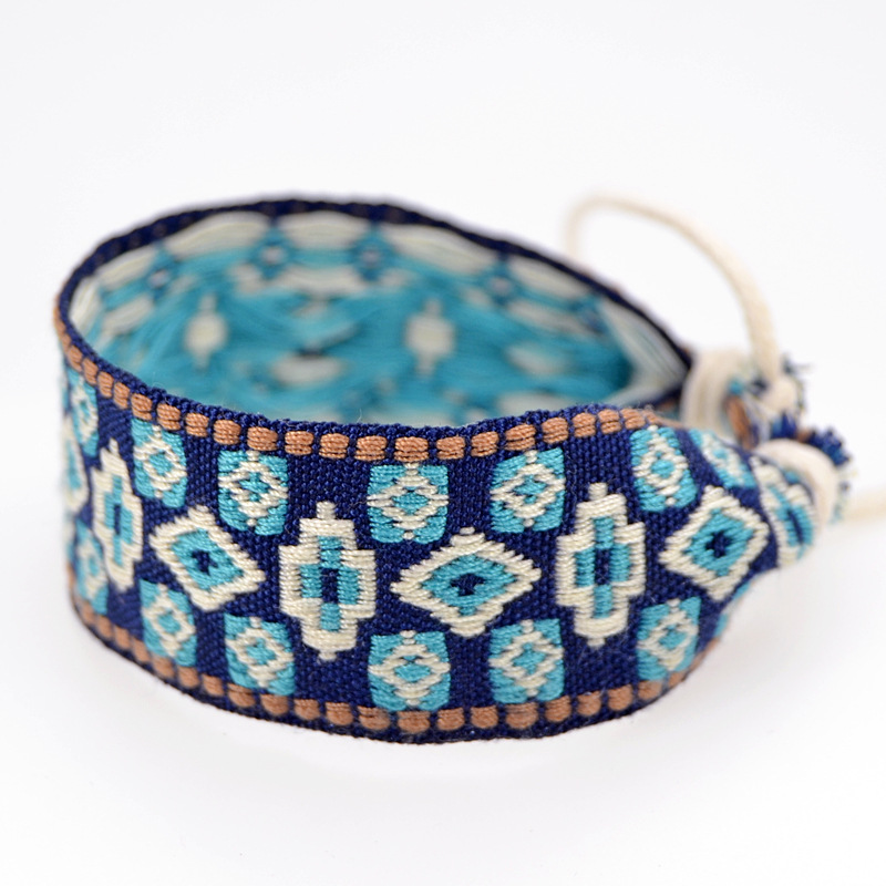 Bracelets Jacquard en Coton et - Ethnic Fashion Brand avis et prix