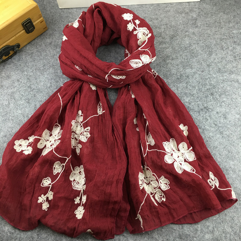 Foulard brodé ethnique pour fe - Winter Ethnic Fashion For Women avis et prix