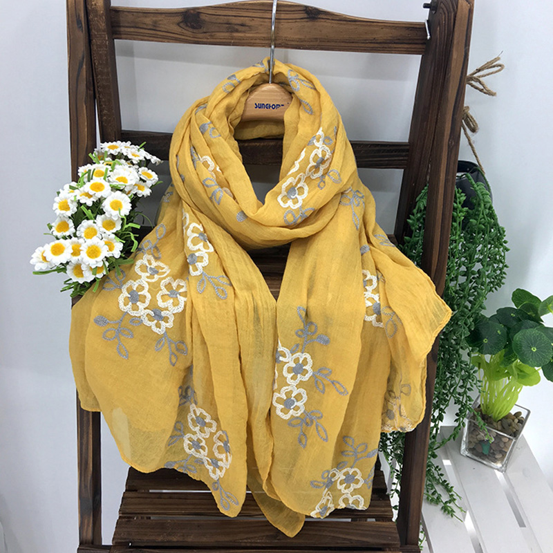 Foulard brodé ethnique pour fe - Winter Ethnic Fashion For Women avis et prix