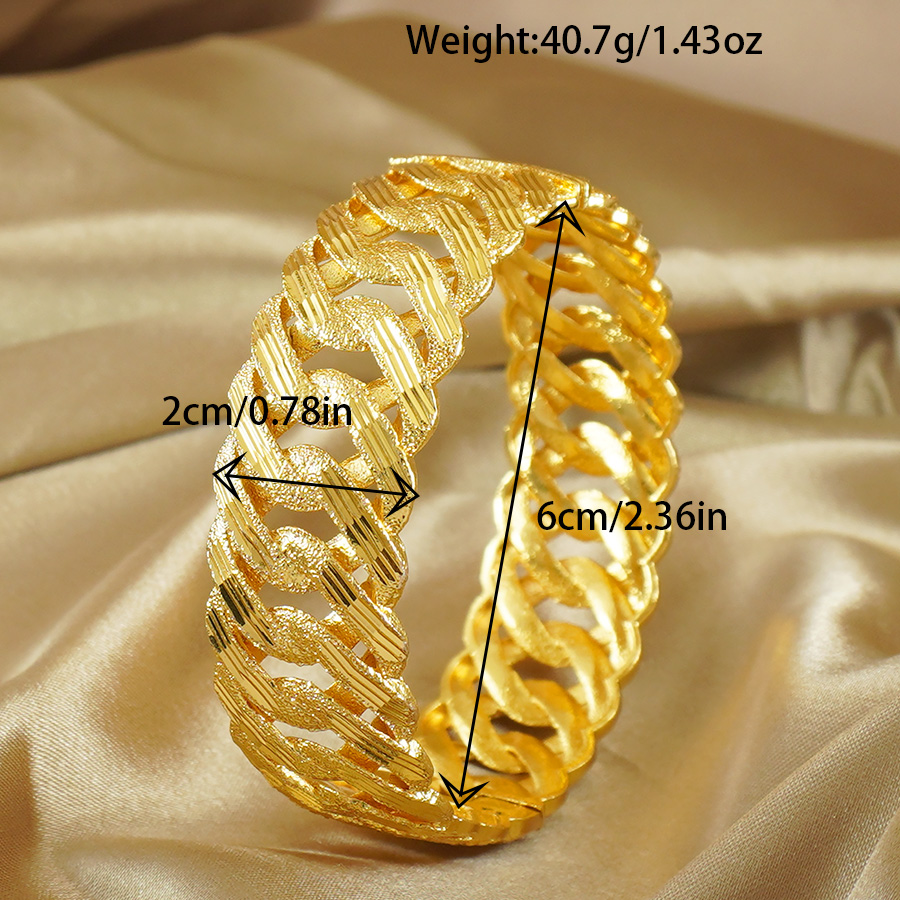 Bracelet cubain ouvrable rétro - Ethnic Fashion Dubai avis et prix