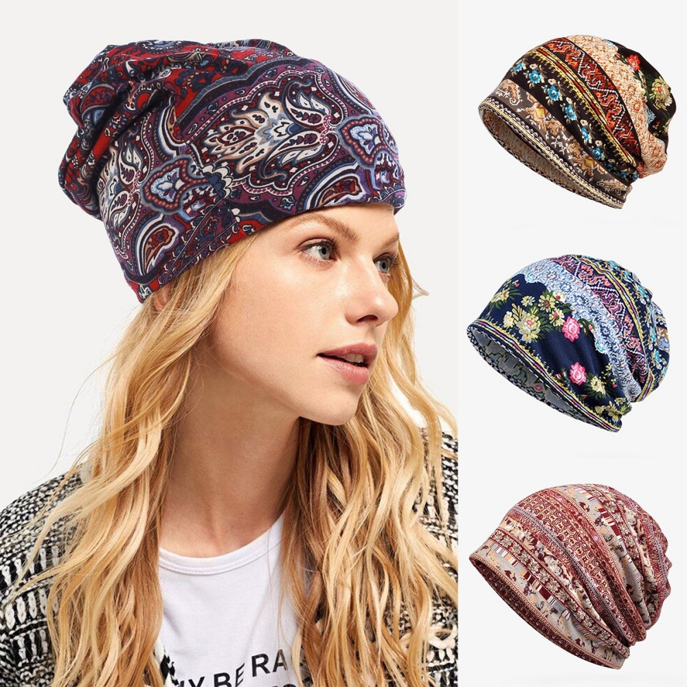 Bonnet-écharpe pour femme, dou - Winter Ethnic Fashion For Women avis et prix