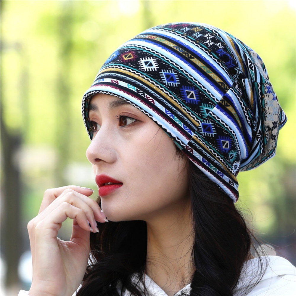 Bonnet-écharpe pour femme, dou - Winter Ethnic Fashion For Women avis et prix
