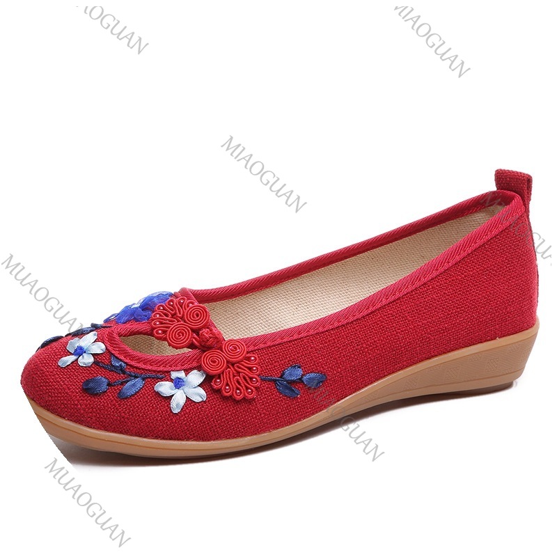 Chaussures compensées brodées  - The Ethnic Fashion avis et prix