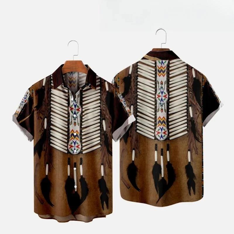 Chemises de plage imprimées 3D - Fashion Ethnic Indian Clothing avis et prix