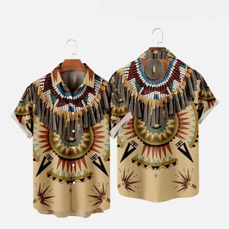 Chemises de plage imprimées 3D - Fashion Ethnic Indian Clothing avis et prix
