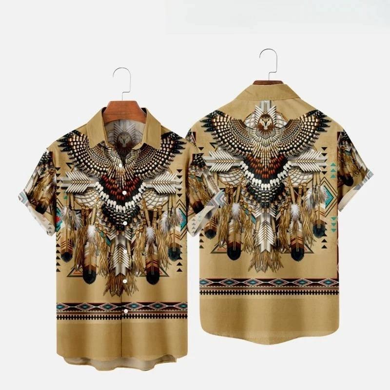 Chemises de plage imprimées 3D - Fashion Ethnic Indian Clothing avis et prix