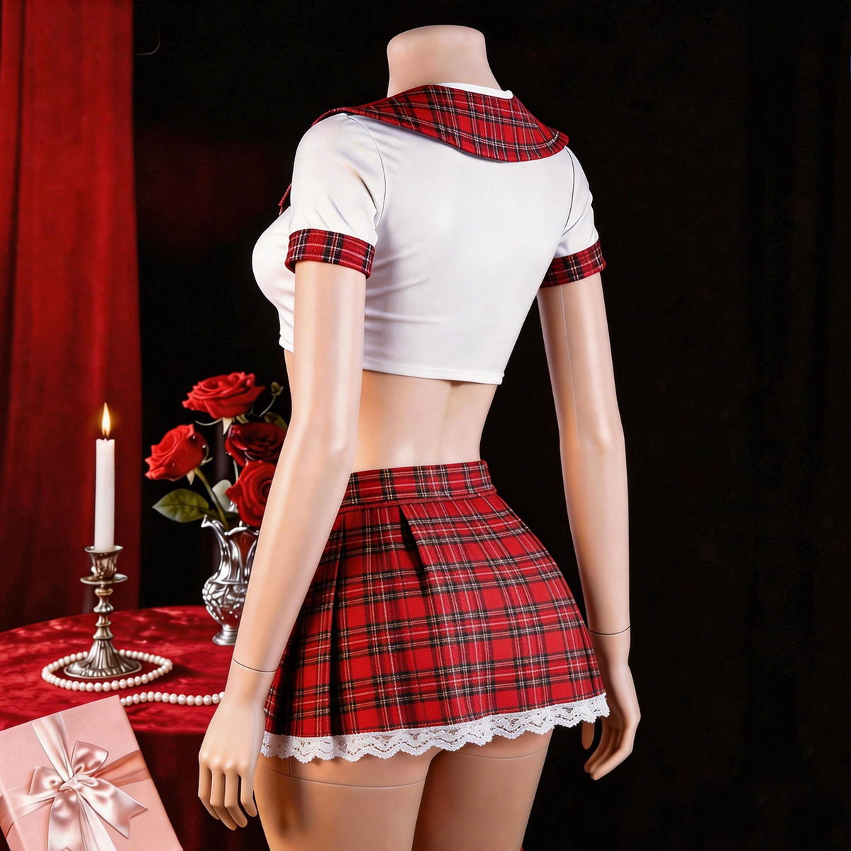 Lingerie rouge sexy pour femme - Ethnic Outfit avis et prix