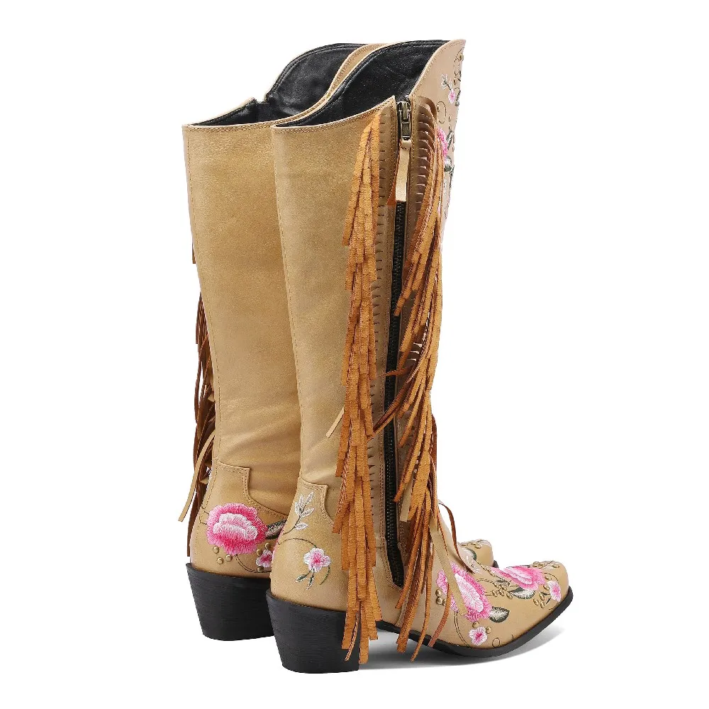 Mode broderie fleur Western ge - The Ethnic Fashion avis et prix