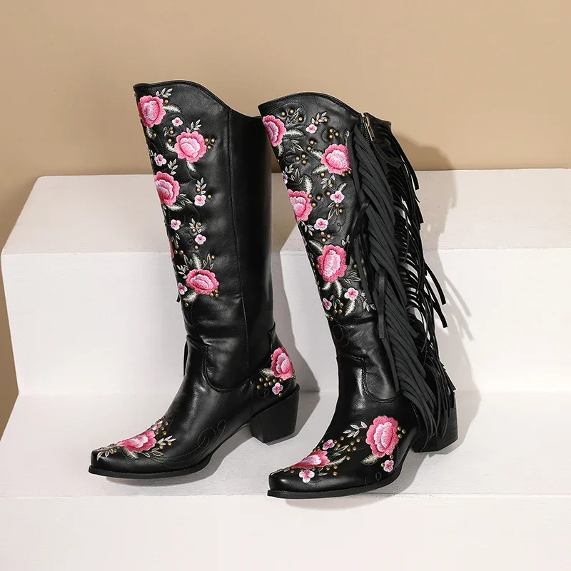 Mode broderie fleur Western ge - The Ethnic Fashion avis et prix