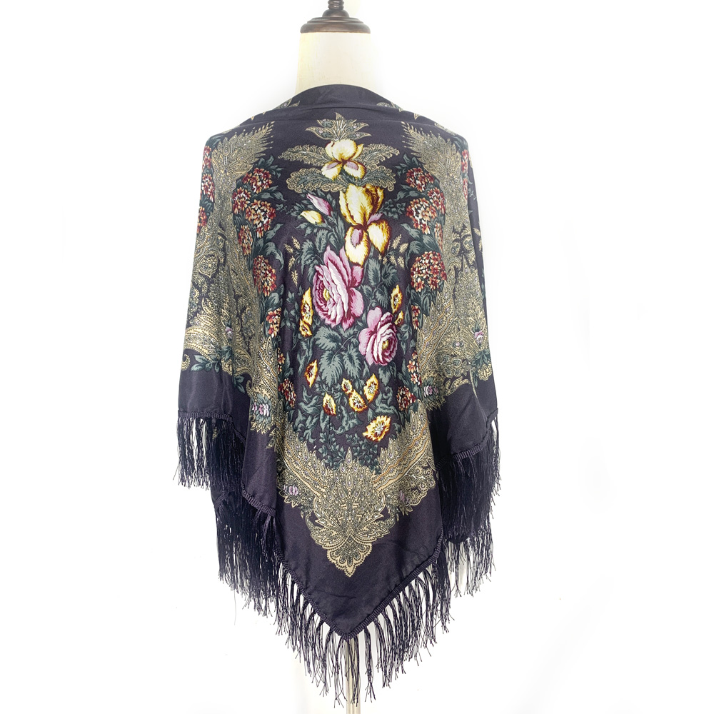 Foulard Carré de Luxe de Style - Winter Ethnic Fashion For Women avis et prix