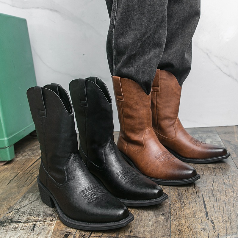 Bottes pour hommes, style west - The Ethnic Fashion avis et prix