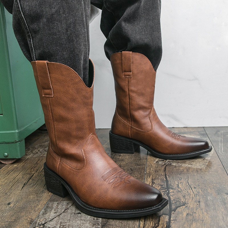 Bottes pour hommes, style west - The Ethnic Fashion avis et prix