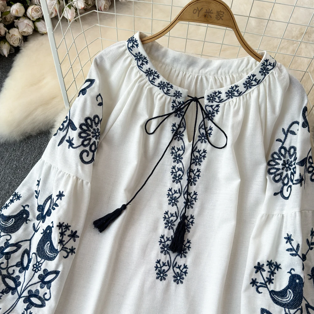Chemisier de Style ethnique Vi - Winter Ethnic Fashion For Women avis et prix