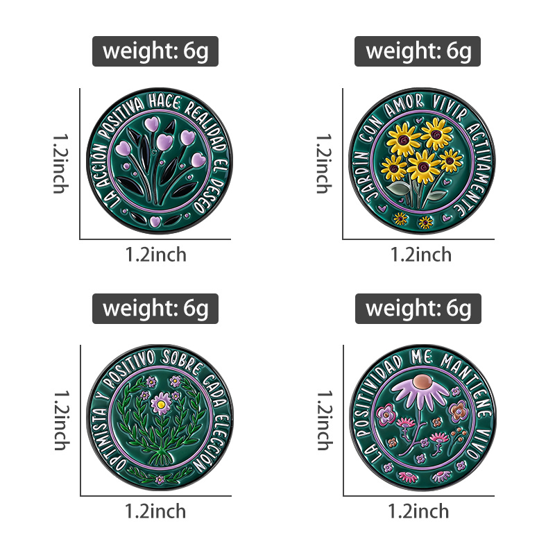Broches en émail avec citation - Ethnic Fashion Quotes avis et prix