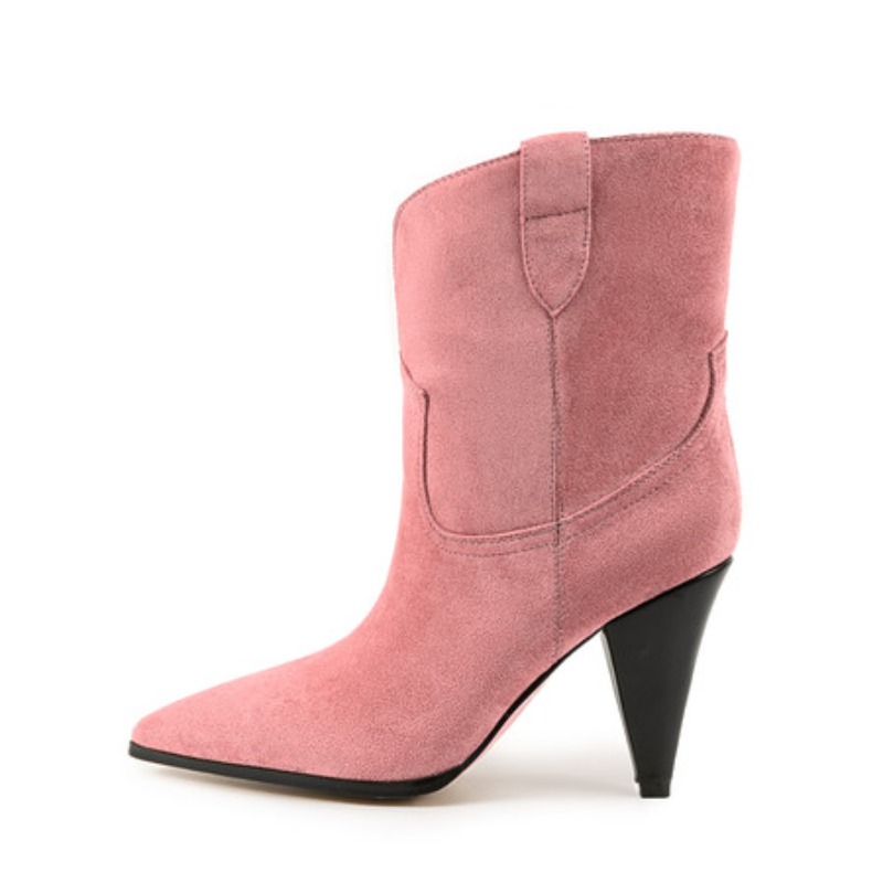 Bicolor Spike talons tirer sur - Winter Ethnic Fashion For Women avis et prix